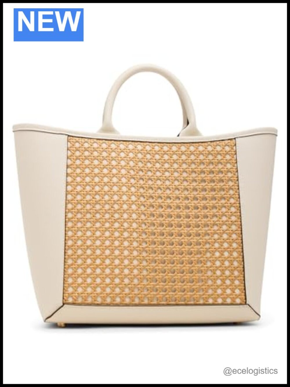 Anne Klein Medium Caning Tote with Detachable Strap